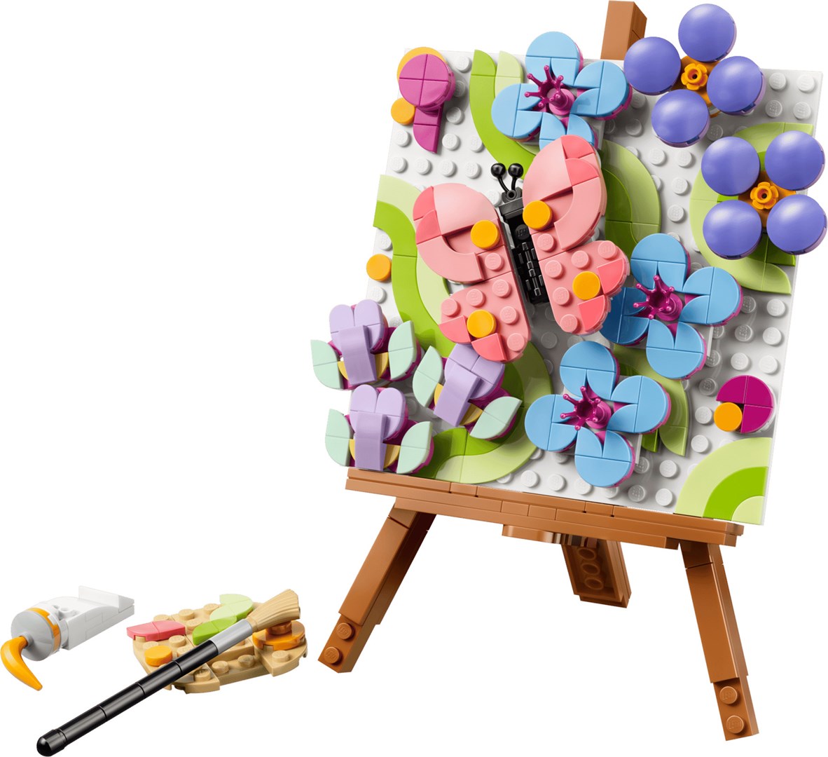 фото Блоковий конструктор LEGO Creator Декоративний живопис «Квіткове мистецтво» (31390) 2