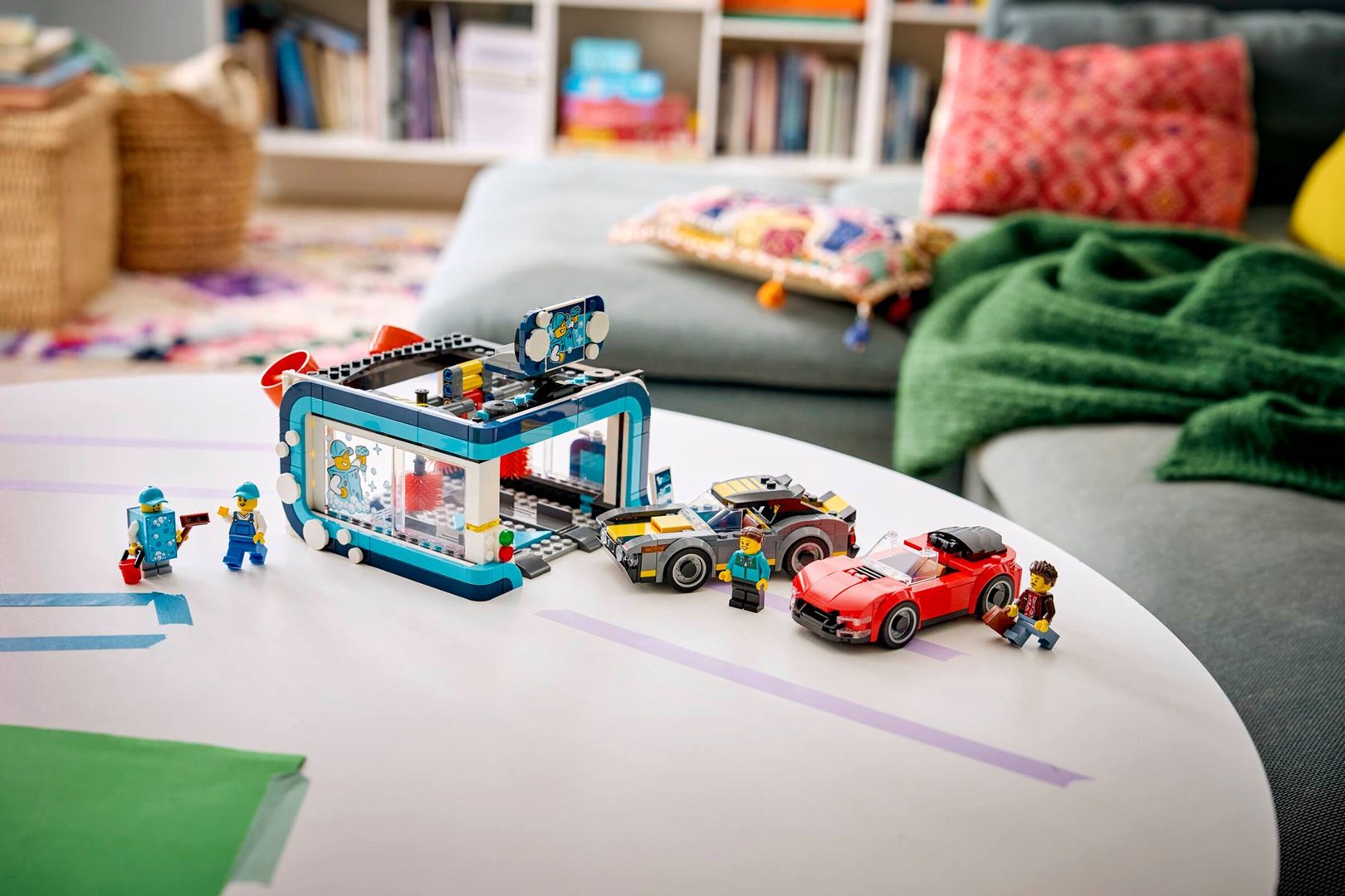 фото Блоковий конструктор LEGO City Тунельна автомийка (60497) 2