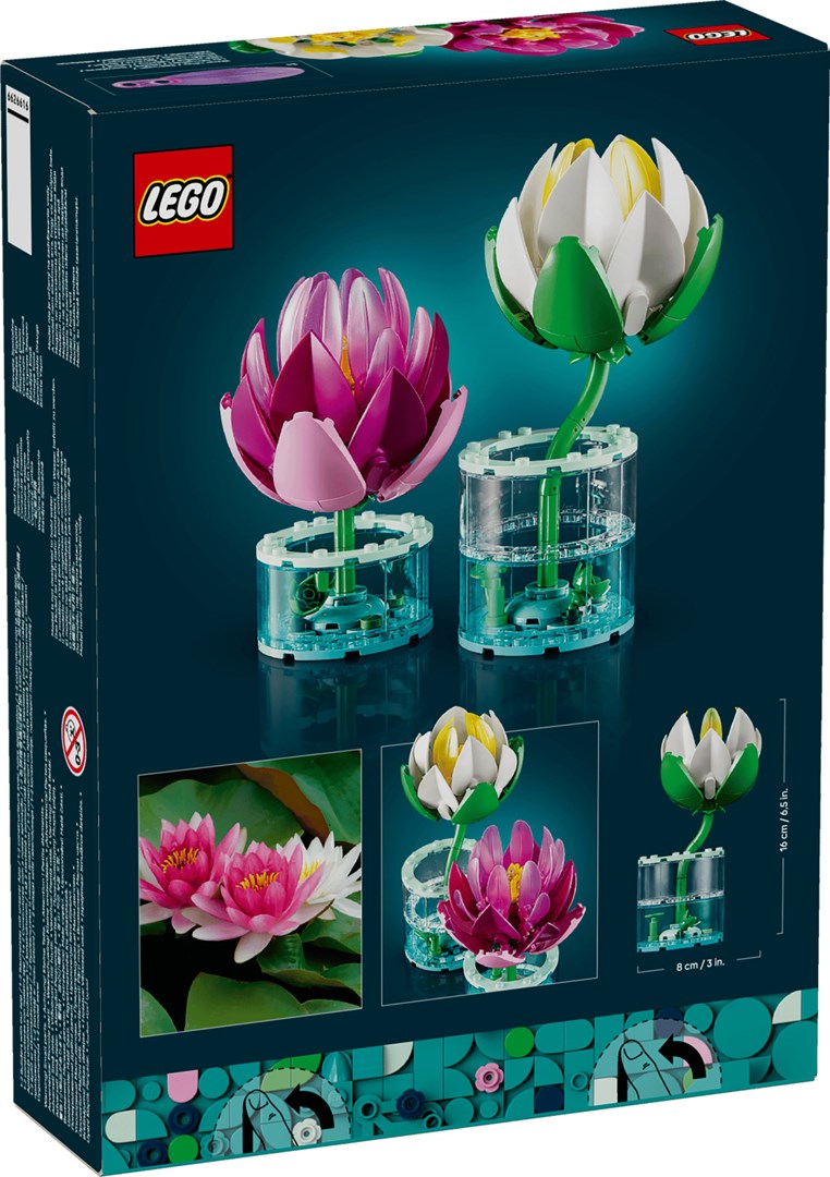 фото Блоковий конструктор LEGO Botanicals Латаття (11511) 1