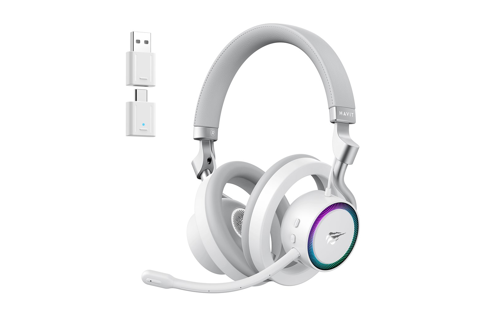 фото Навушники з мікрофоном Havit Fuxi-H8 White 3