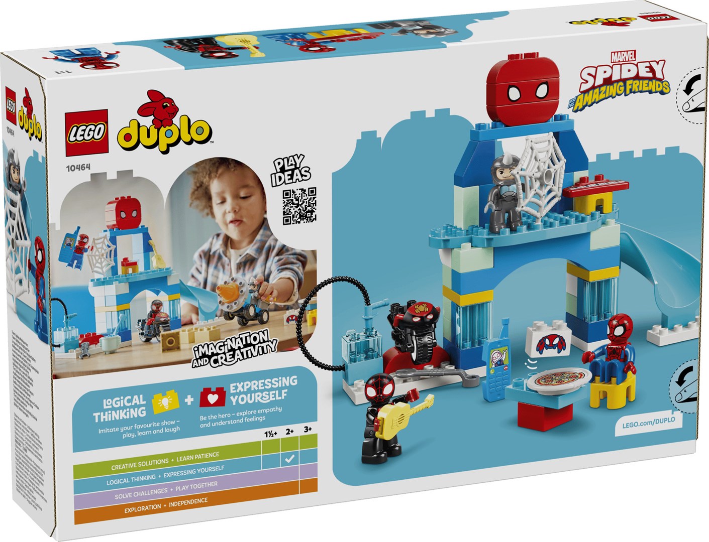 фото Блоковий конструктор LEGO Duplo Disney Штаб-квартира команди Павука (10464) 1