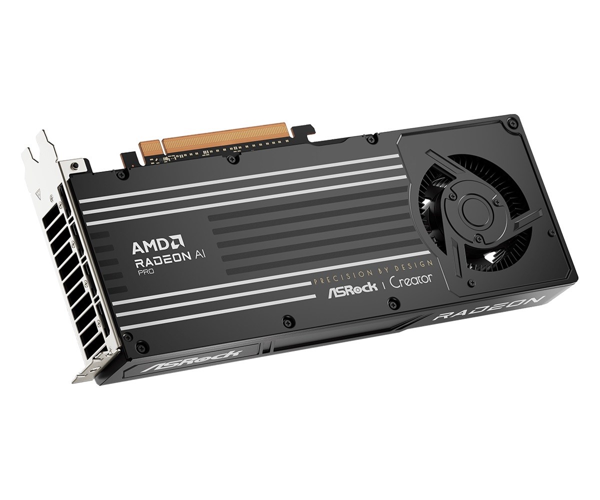 фото Видеокарта ASRock Radeon AI PRO R9700 Creator 32G (R9700 CT 32G)