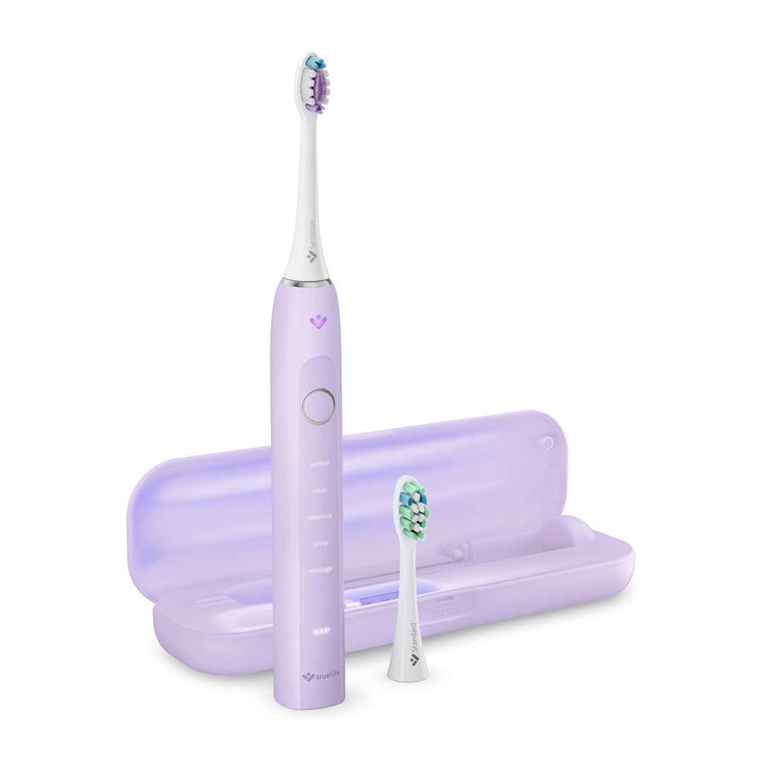 фото Електрична зубна щітка TrueLife SonicBrush Clean70 UV Lavender 1