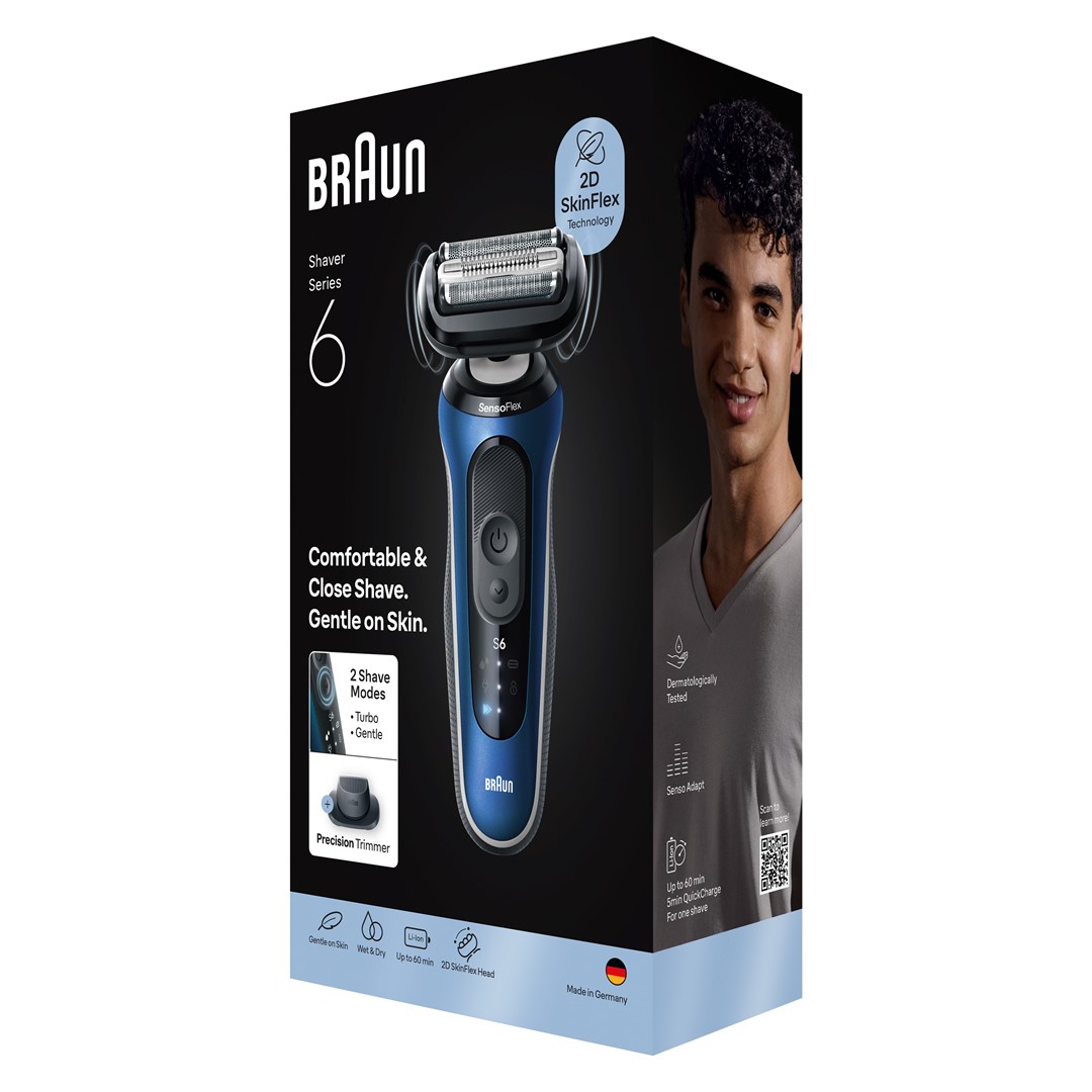 фото Електробритва чоловіча Braun Series 6 62-B1200s 2