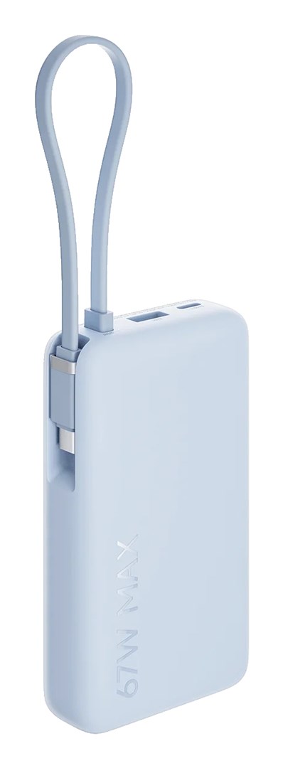 фото Зовнішній акумулятор (павербанк) Xiaomi 10000mAh 67W Ice Blue (BHR08NZGL) 2