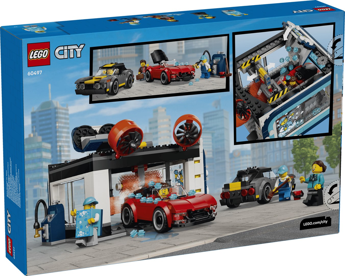 фото Блоковий конструктор LEGO City Тунельна автомийка (60497) 3