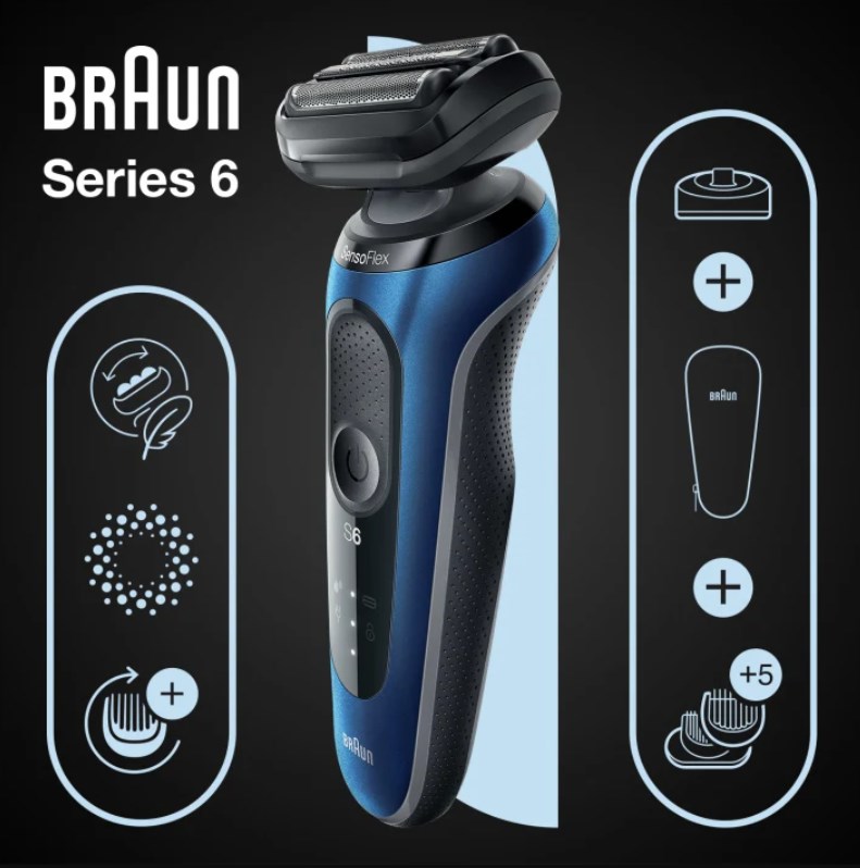 фото Електробритва чоловіча Braun Series 6 61-B4500cs 2