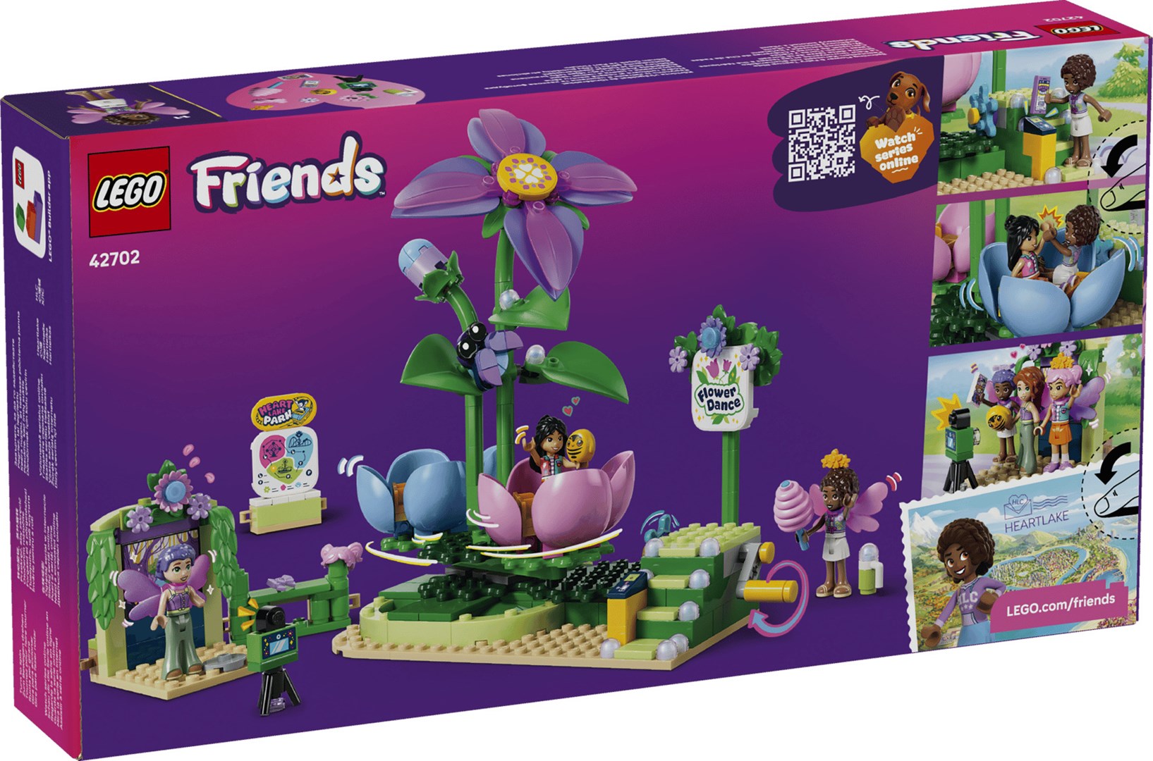 фото Блоковий конструктор LEGO Friends Карусель із квітами й чашками та казкова фотобудка (42702) 1