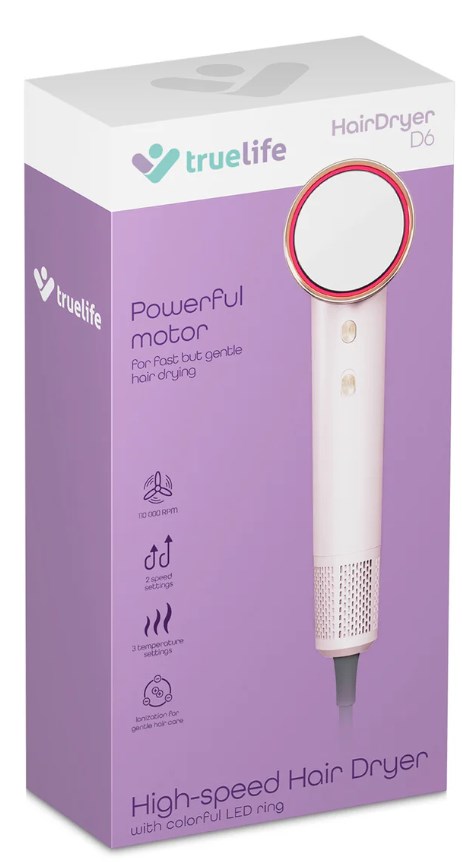фото Фен TrueLife HairDryer D6 Pink 1
