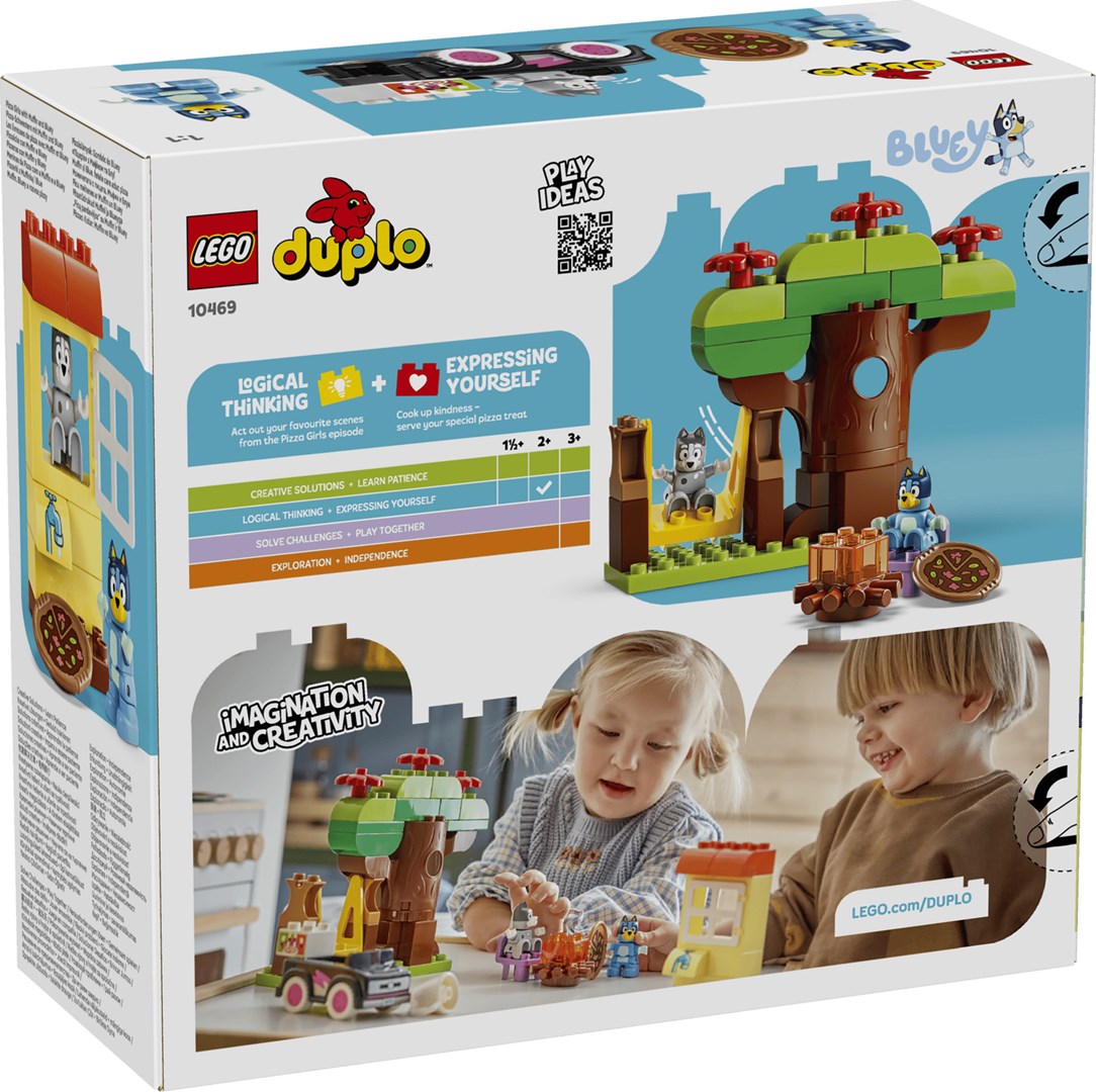 фото Блоковий конструктор LEGO Duplo Bluey «Піцерія» з Мафіном та Блуї (10469) 1