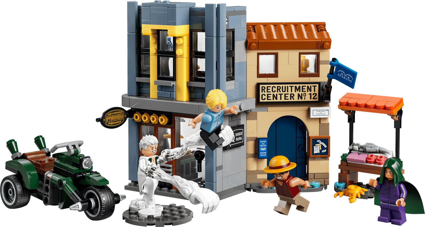 фото Блоковий конструктор LEGO One Piece Showdown with Captain Smoker (75642) 2