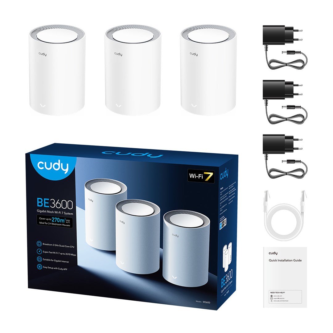 фото Mesh-система Cudy M3600 (3-Paсk)