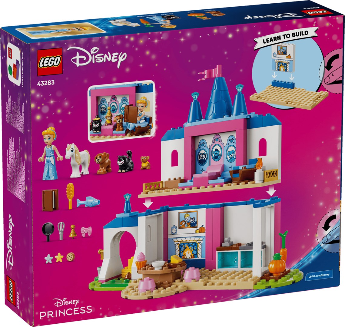 фото Блоковий конструктор LEGO Disney Princess Замок Попелюшки та її друзів-тварин (43283) 1