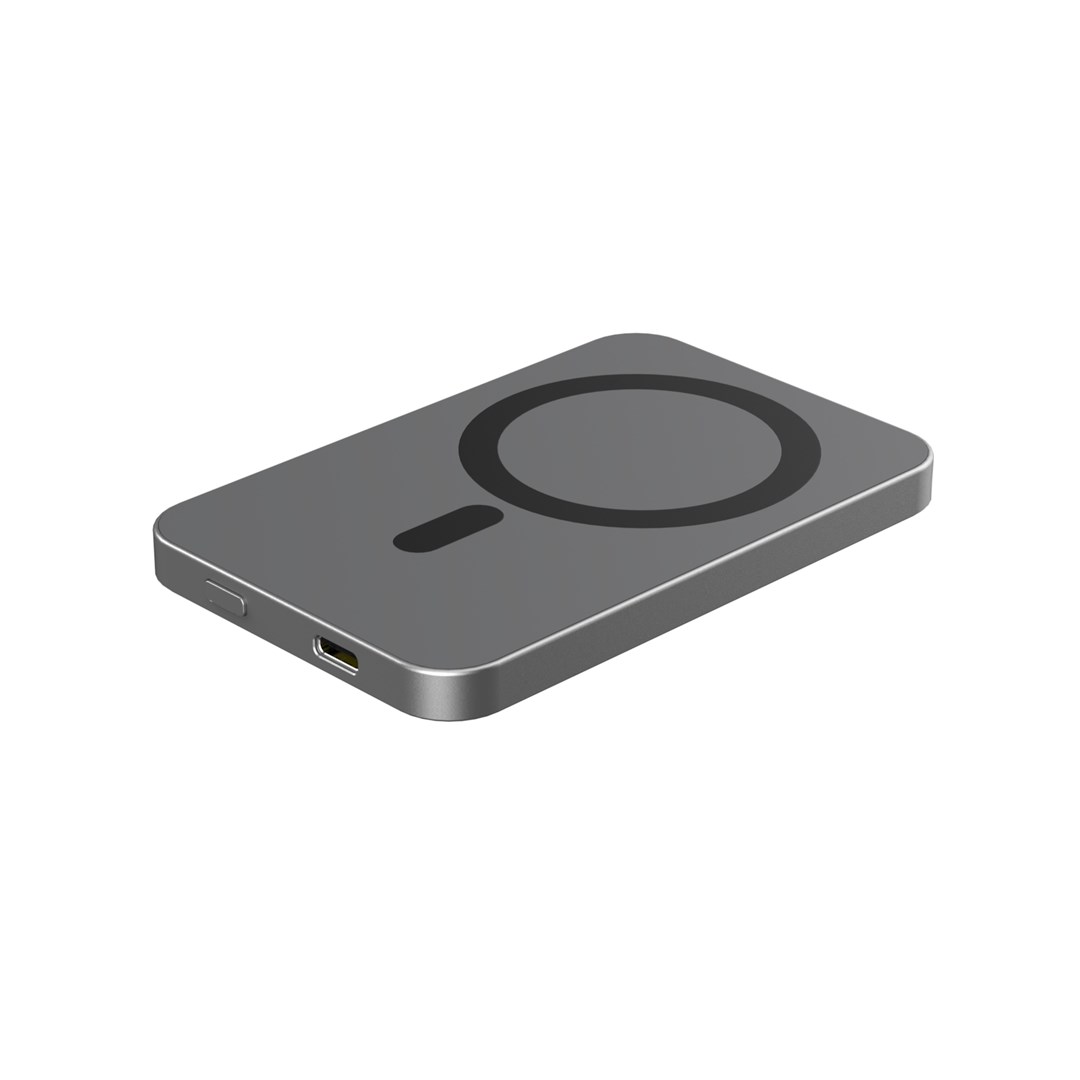 фото Зовнішній акумулятор (павербанк) Realpower PB-5000 MAG 5000mAh Grey 2