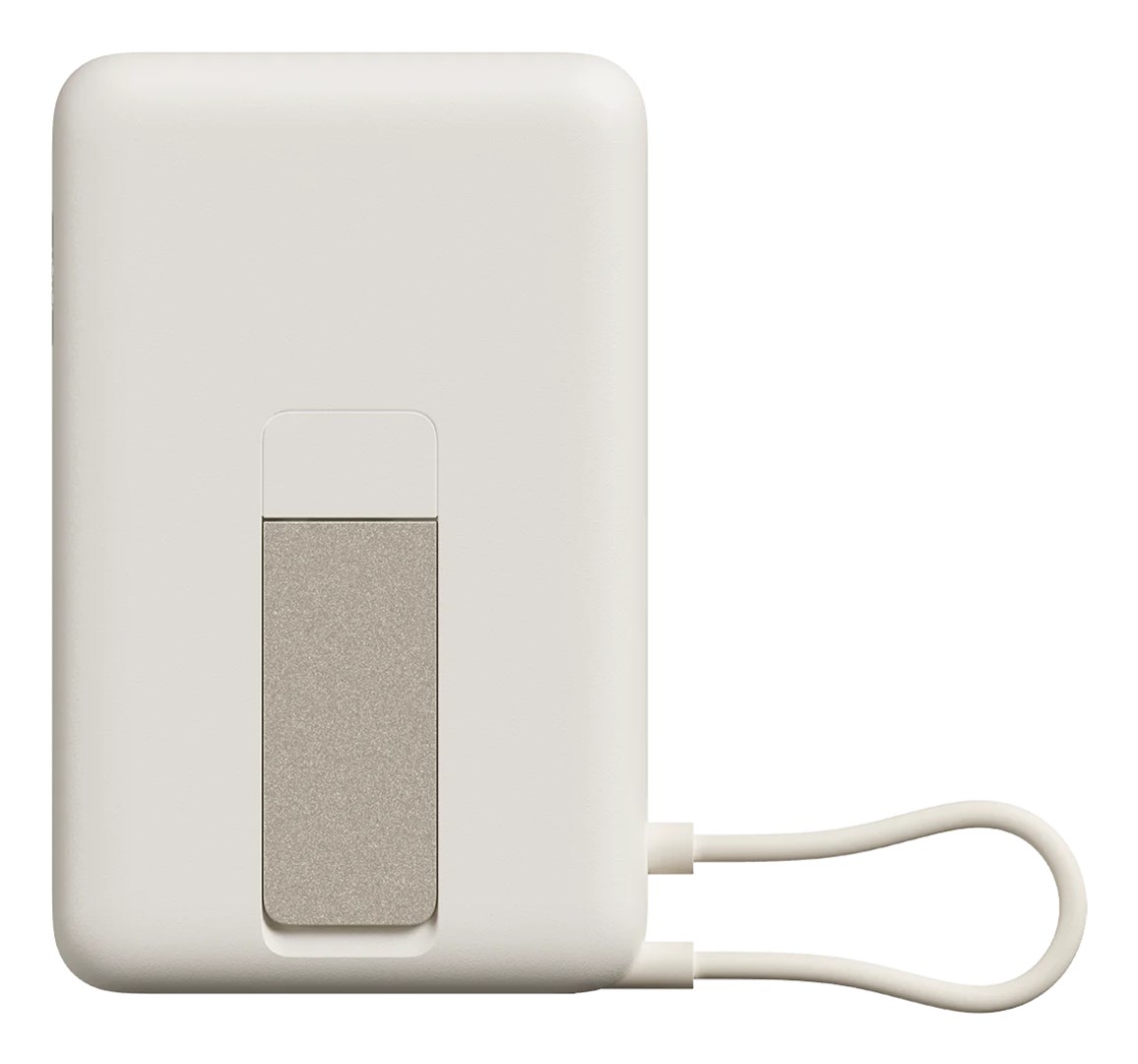фото Зовнішній акумулятор (павербанк) Xiaomi Magnetic 10000mAh with Built-in Stand Beige (BHR08PBGL) 1