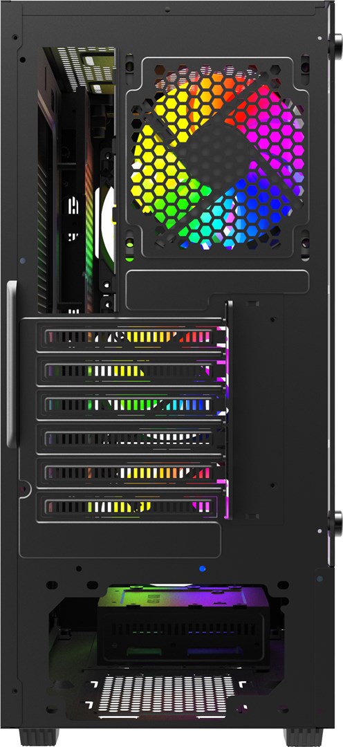 фото Корпус Savio Noctis Glass RGB X1 Black 3
