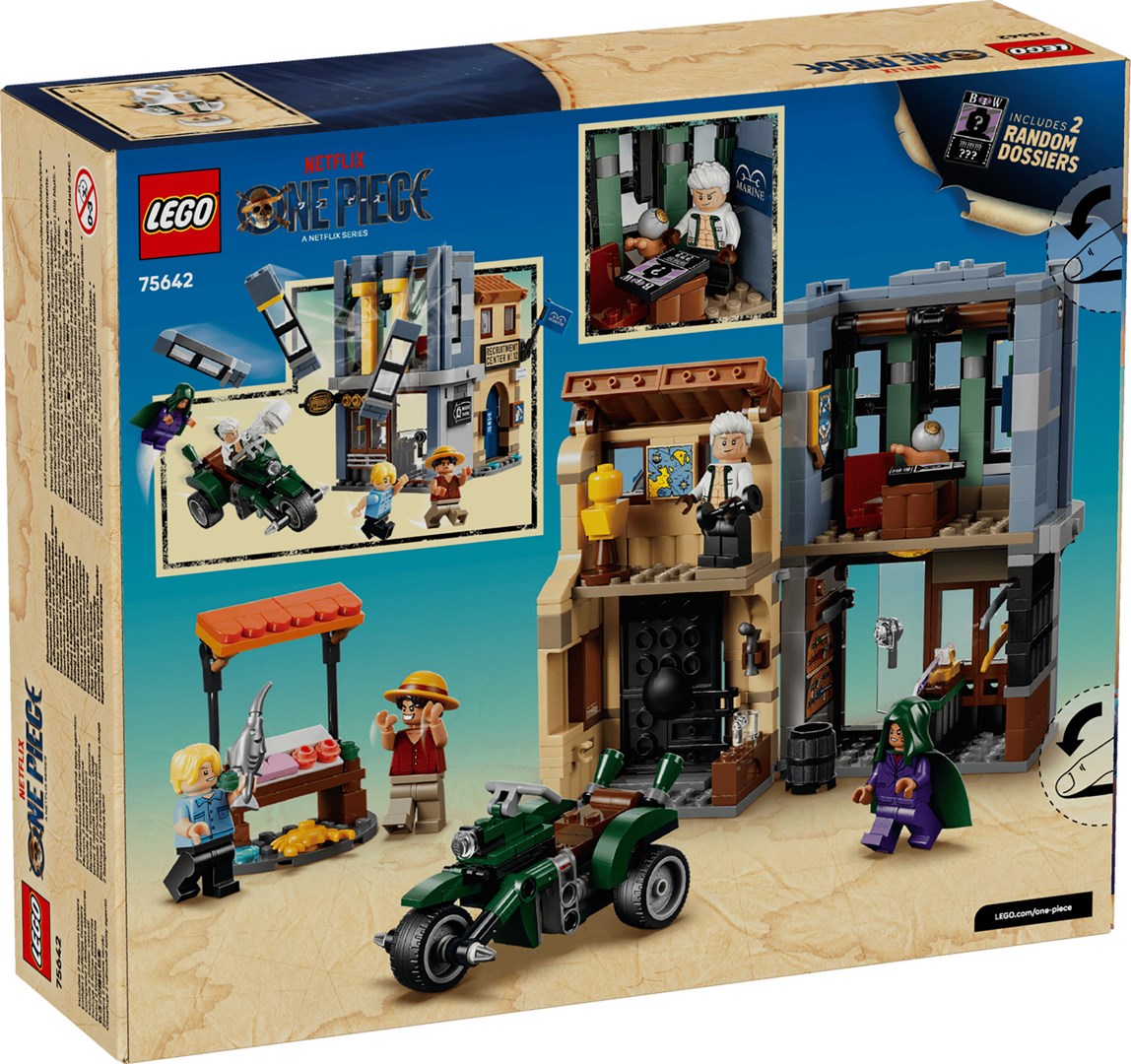фото Блоковий конструктор LEGO One Piece Showdown with Captain Smoker (75642) 1