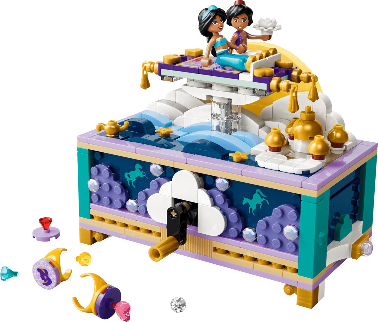 фото Блоковий конструктор LEGO Disney Princess Скринька для коштовностей Жасмін (43295) 2