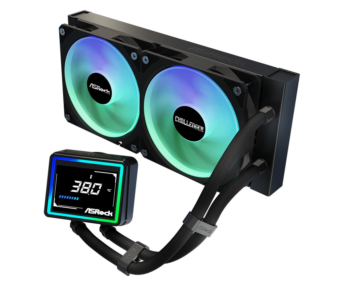 фото Водяне охолодження ASRock Challenger 240 Digital 2