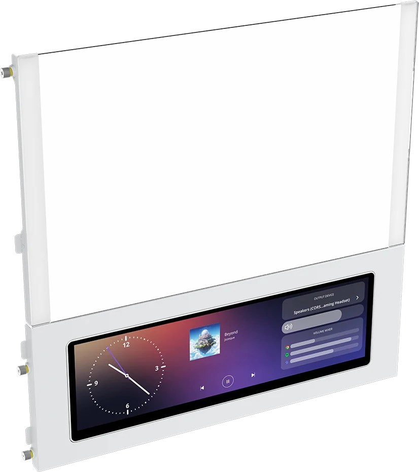 фото Корпус Corsair Frame 4000D LCD RS ARGB White (CC-9011327-WW) 2