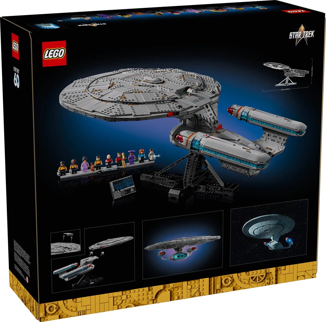 фото Блоковий конструктор LEGO Icons Star Trek: U.S.S. Enterprise NCC-1701-D (10356) 1