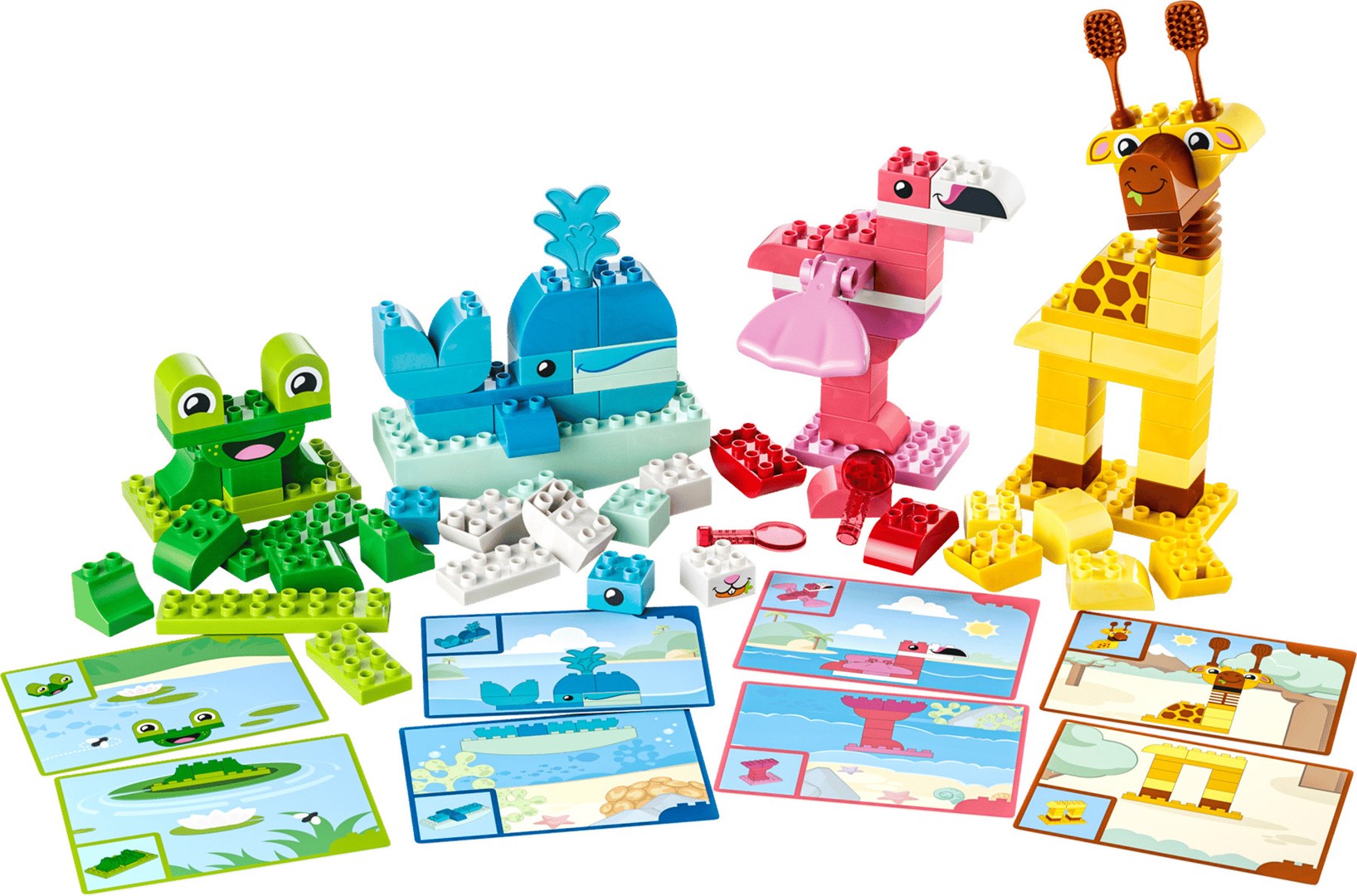 фото Блоковий конструктор LEGO Duplo Town Гра з побудови тварин (10472) 2