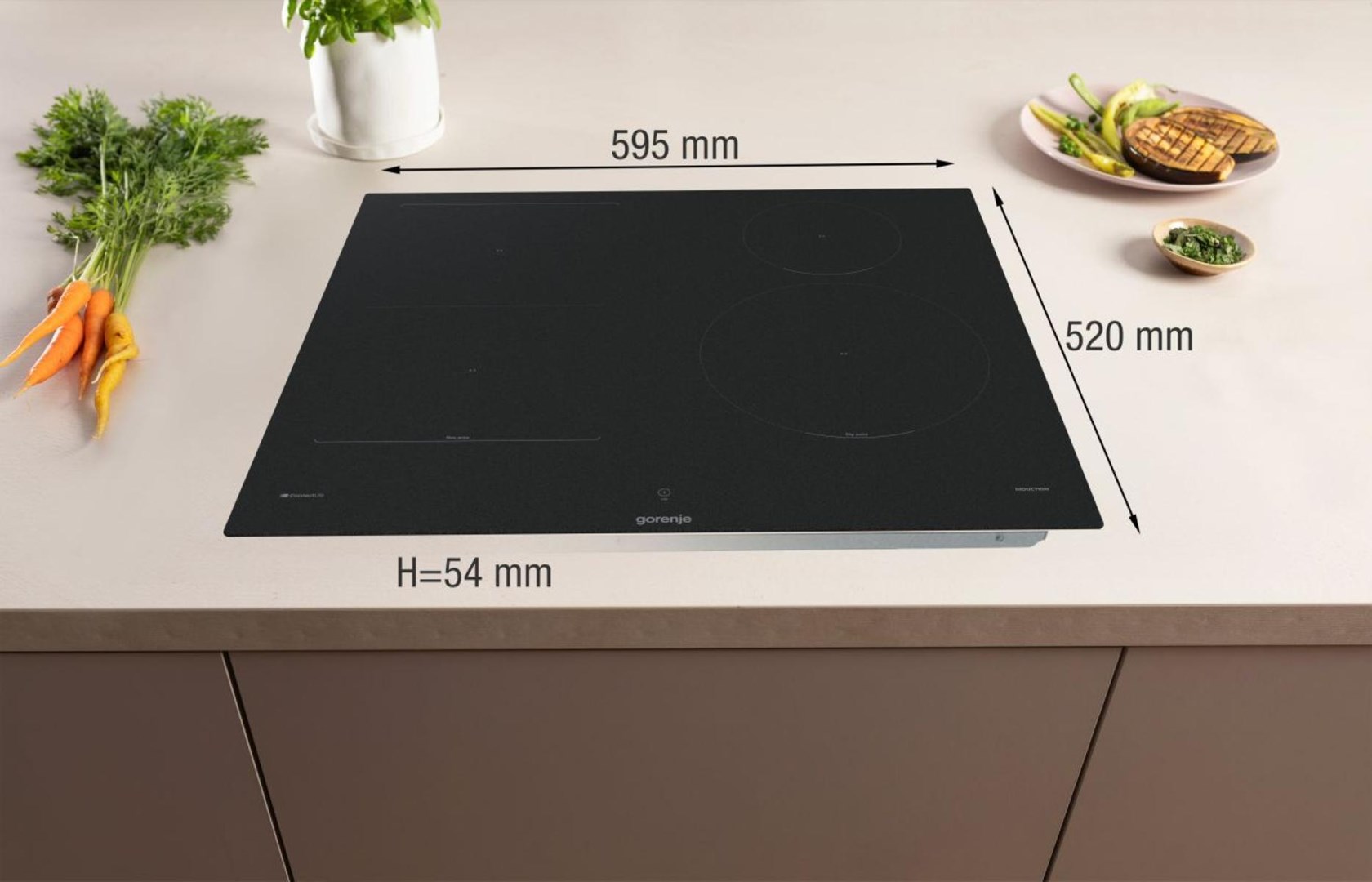 фото Індукційна варильна поверхня Gorenje GI6433SRWF 1