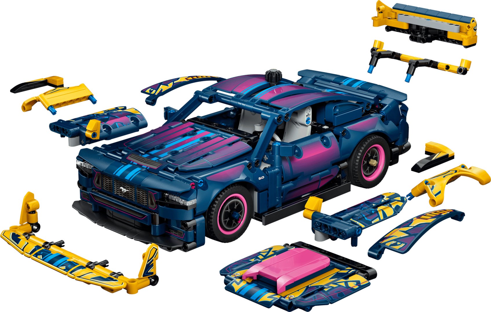 фото Блоковий конструктор LEGO Technic Custom Garage Ford Mustang GT Car (42236) 2