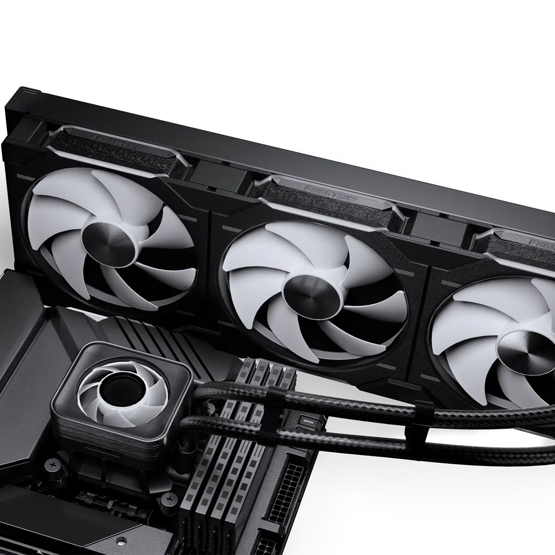 фото Водяне охолодження Phanteks Glacier One 420D30 X2 Black (PH-GO420D30_DBK02) 3