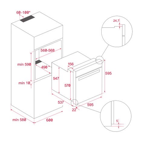 фото Духовка електрична Teka HSB 6350 SS (111010068) 3