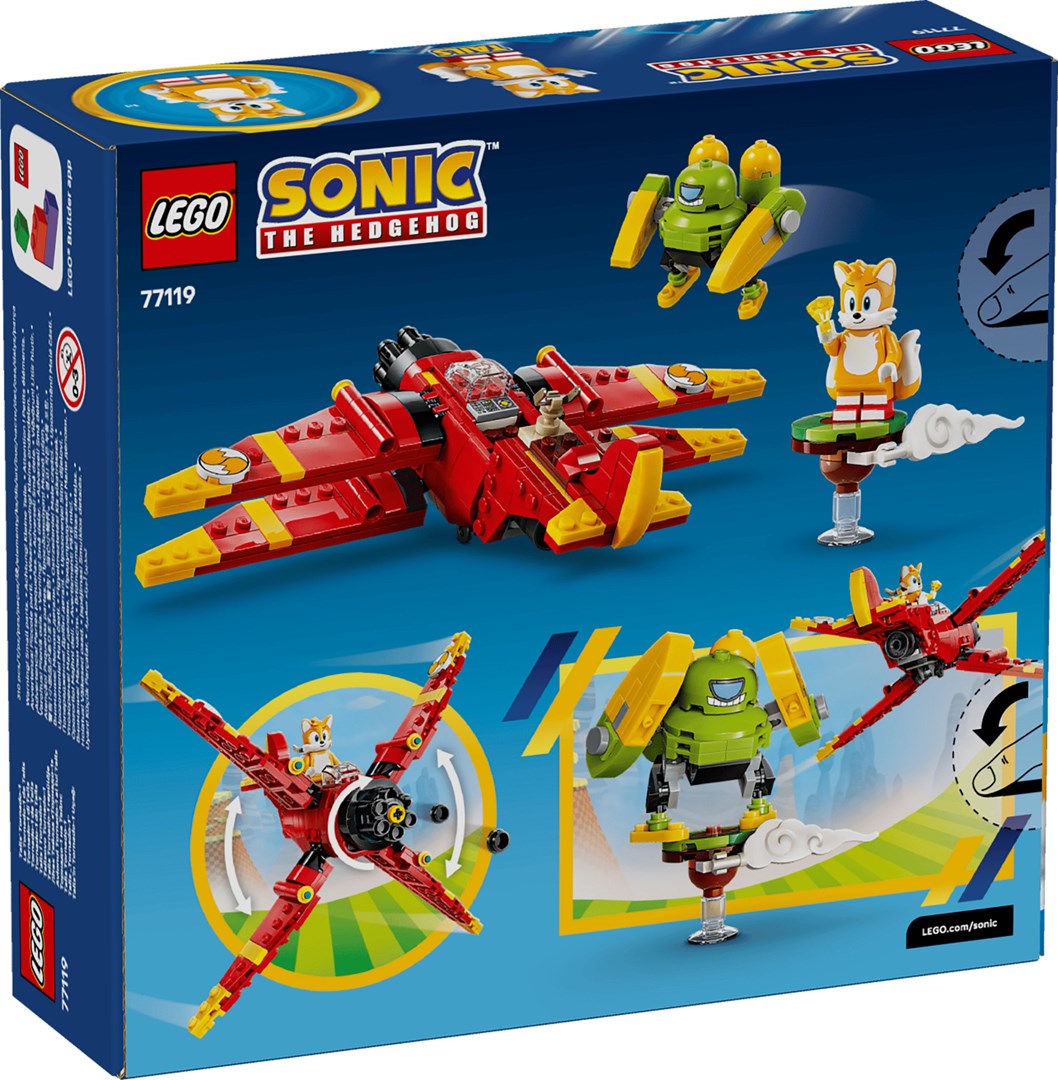 фото Блоковий конструктор LEGO Sonic the Hedgehog Tails Tornado-1 (77119) 1