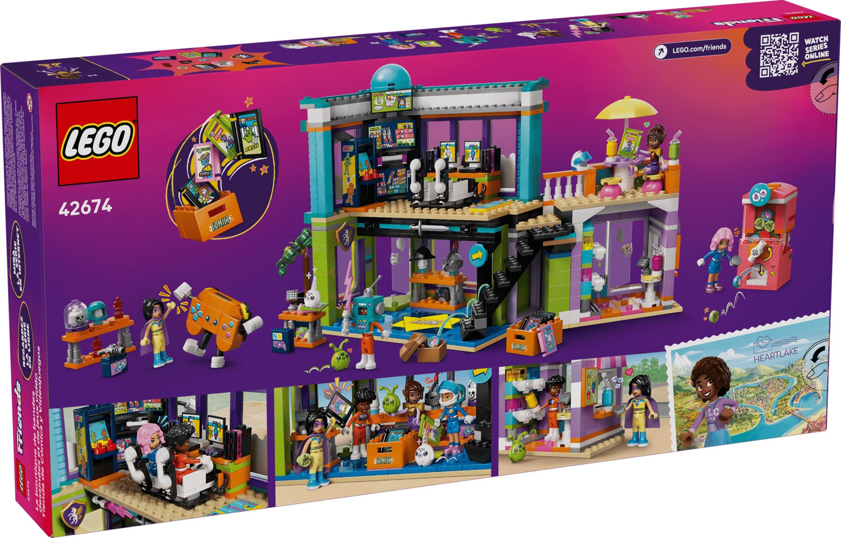 фото Блоковий конструктор LEGO Friends Comic Book and Game Store (42674) 1
