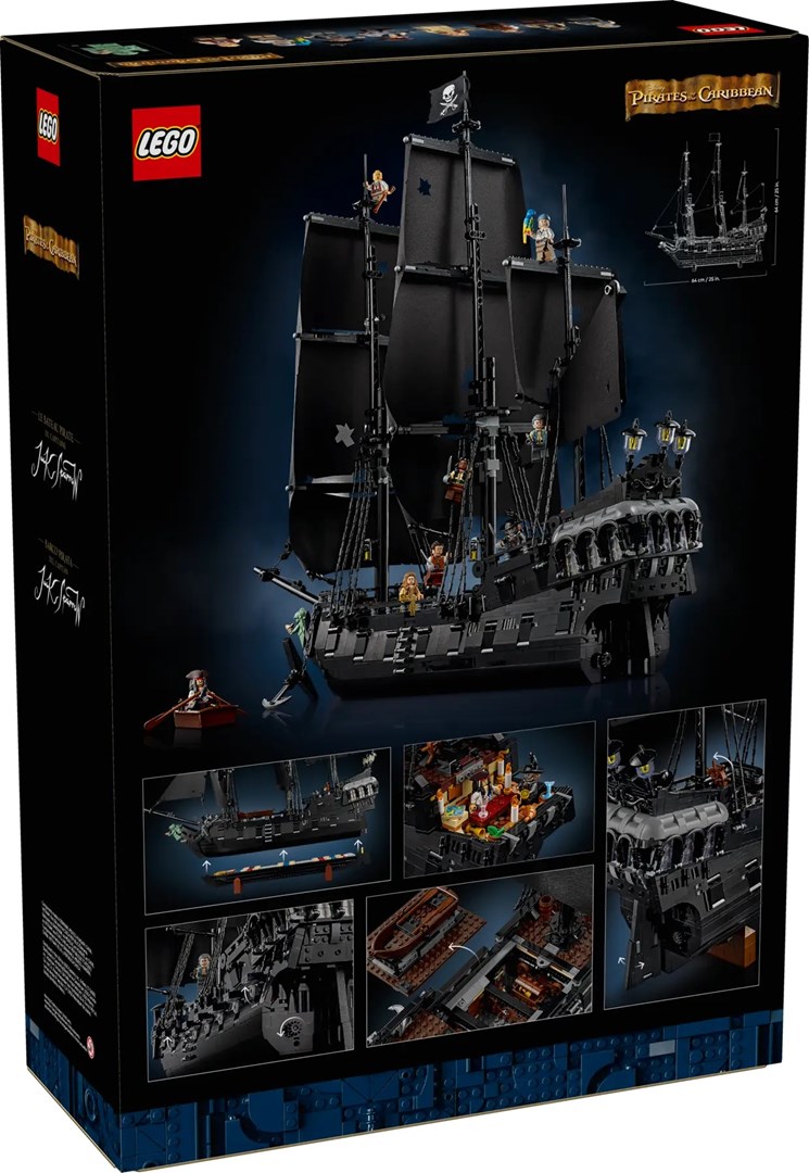 фото Блоковий конструктор LEGO Icons Піратський корабель капітана Джека Горобця (10365) 1