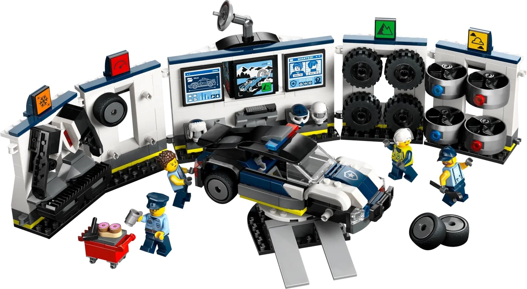 фото Блоковий конструктор LEGO City Спеціальний гараж для поліцейських автомобілів (60457) 2