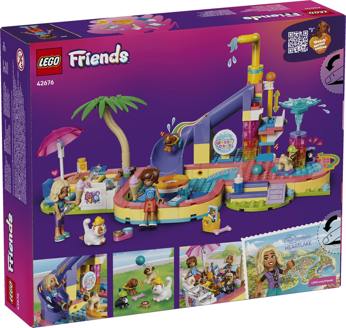 фото Блоковий конструктор LEGO Friends Веселий день в аквапарку (42676) 1