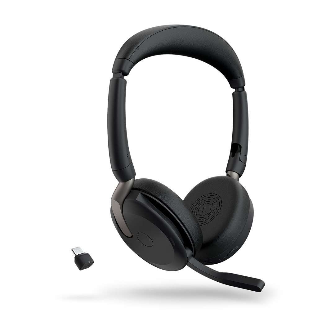 фото Навушники з мікрофоном Jabra Evolve2 65 Flex Stereo USB-C UC WLC (26699-989-889)