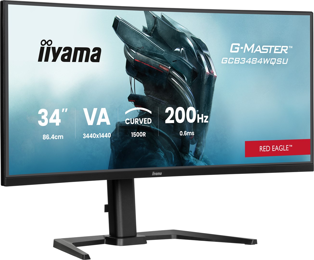 фото Монітор Iiyama G-Master GCB3484WQSU-B2 1