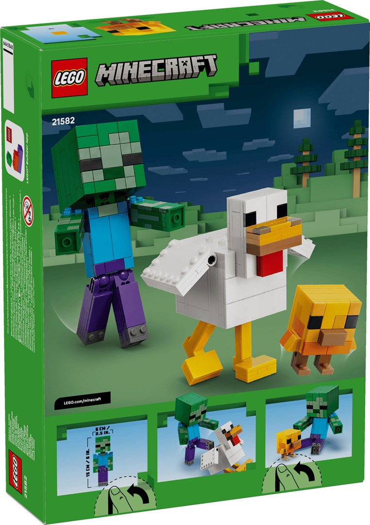 фото Блоковий конструктор LEGO Minecraft Chicken Jockey (21582) 1