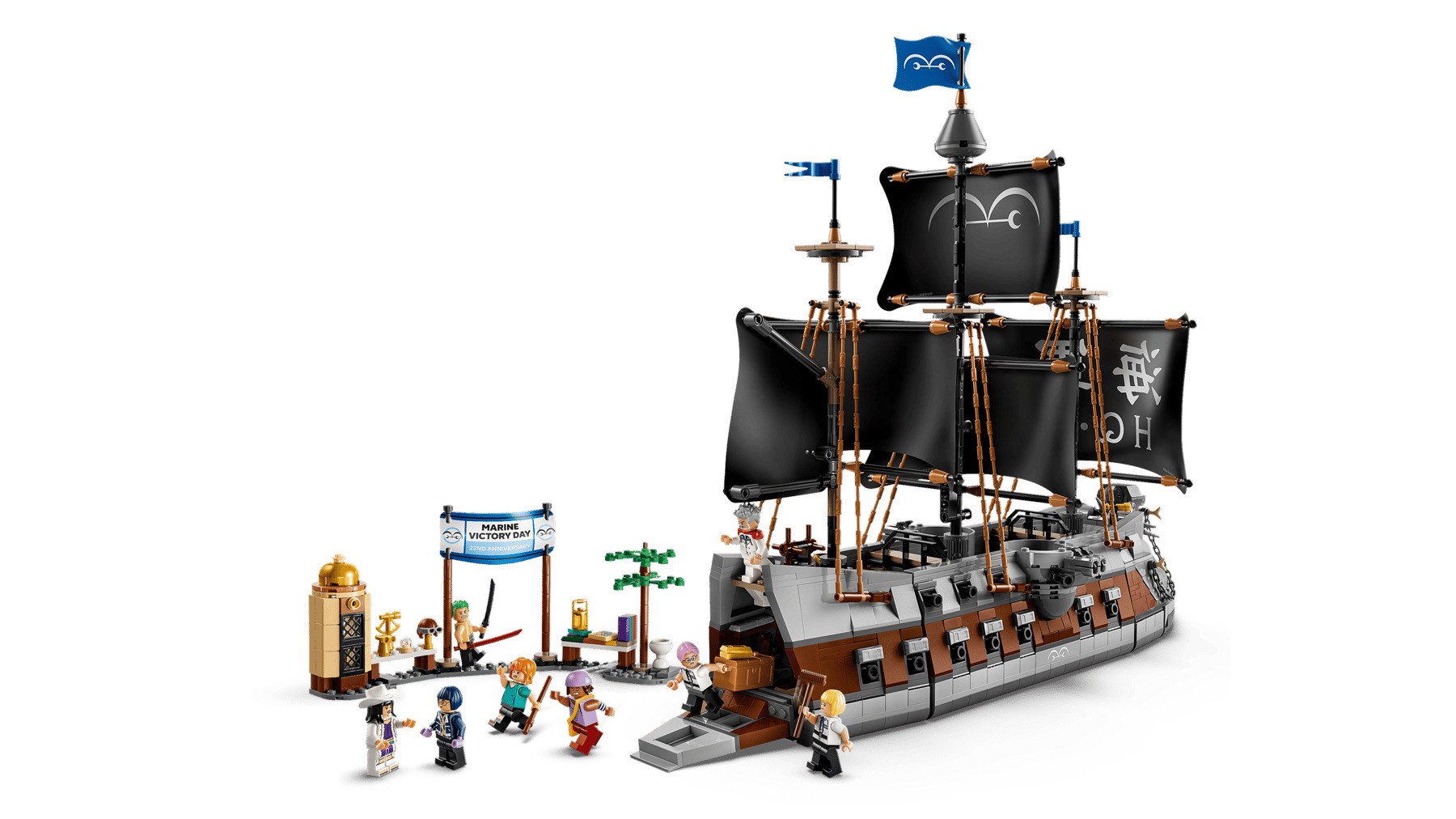 фото Блоковий конструктор LEGO One Piece Garps Marine Battleship (75646) 3