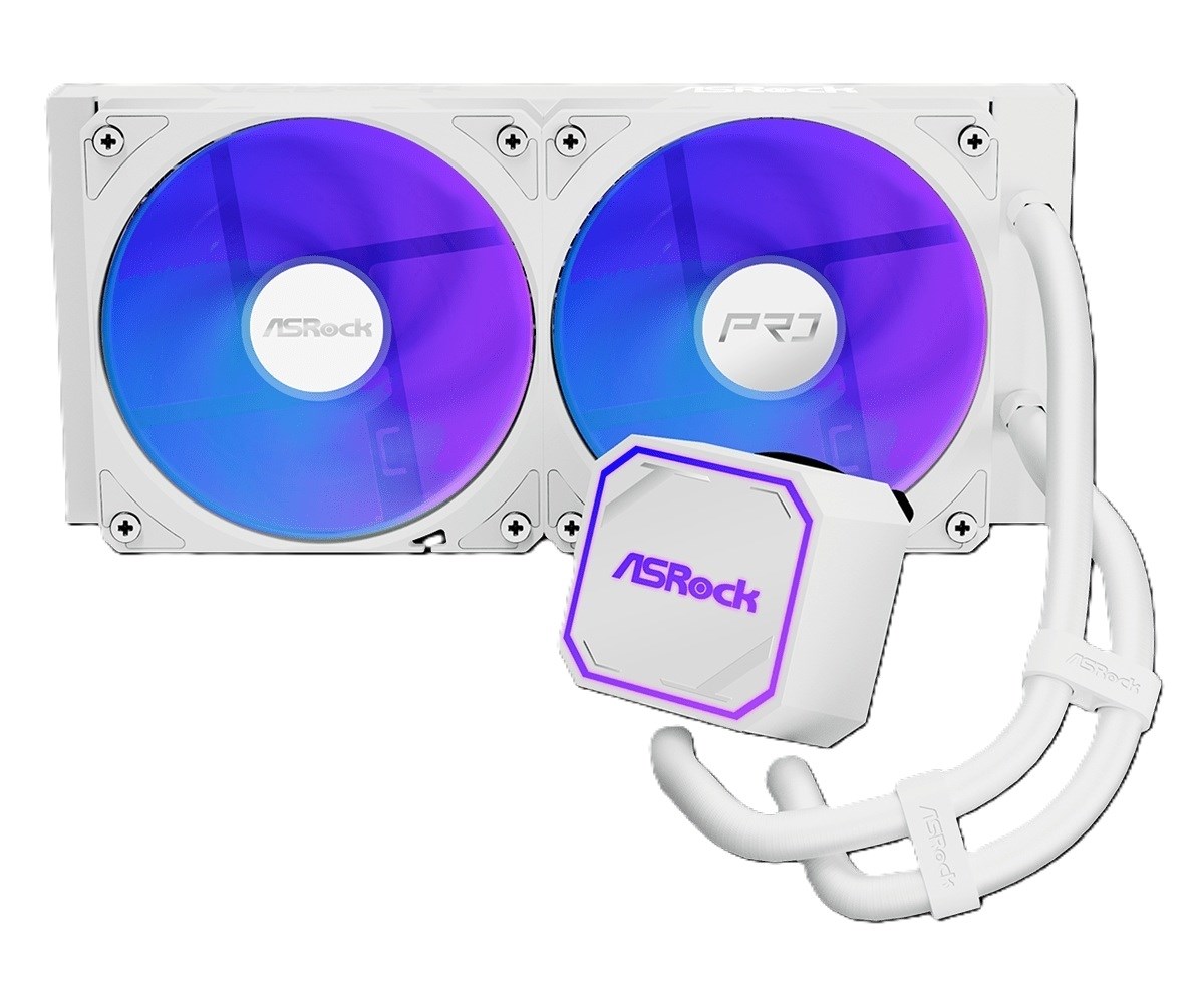 фото Водяне охолодження ASRock Pro White 240 ARGB 2