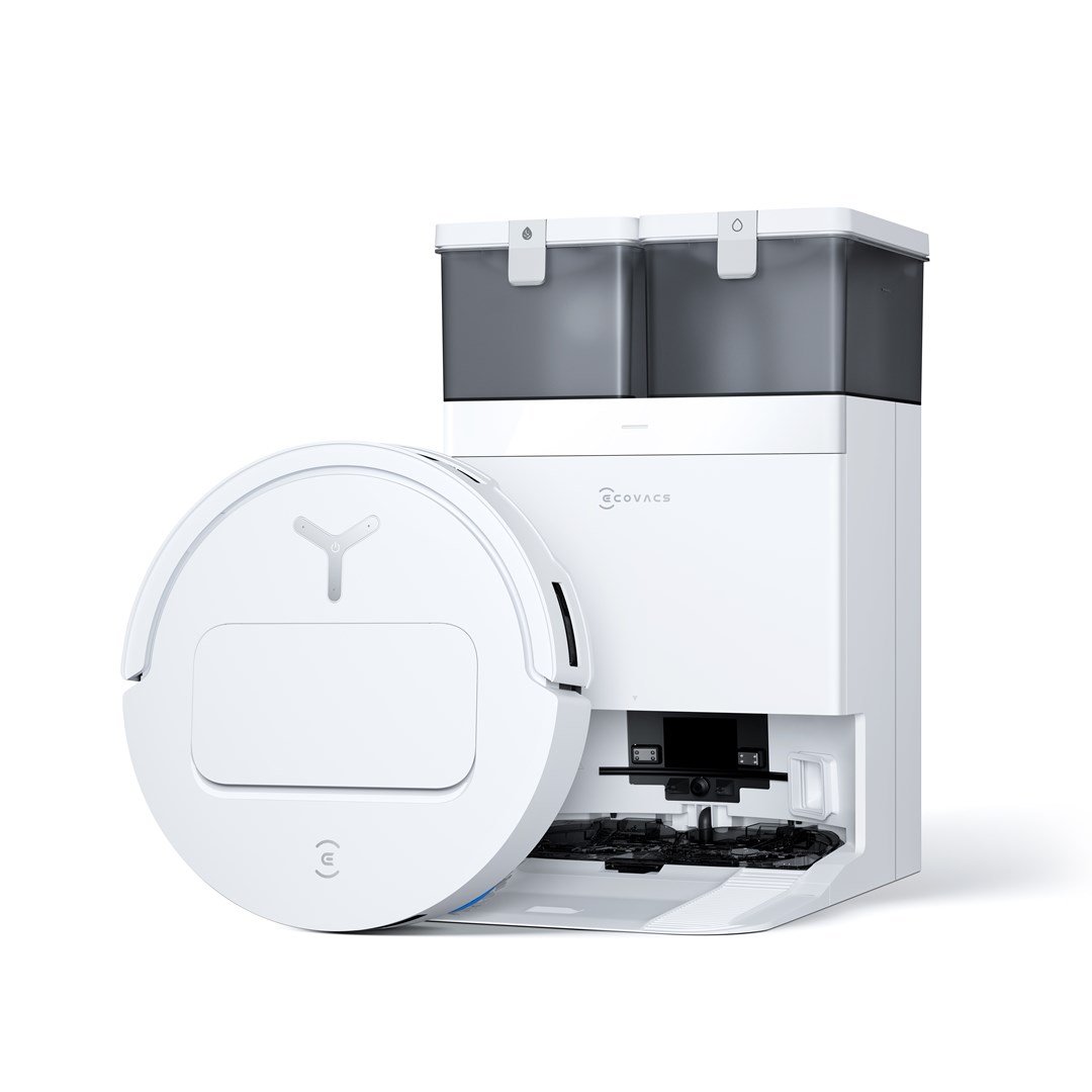 фото Робот-пилосос з вологим прибиранням Ecovacs Deebot T50 Pro Omni Gen2 White 3