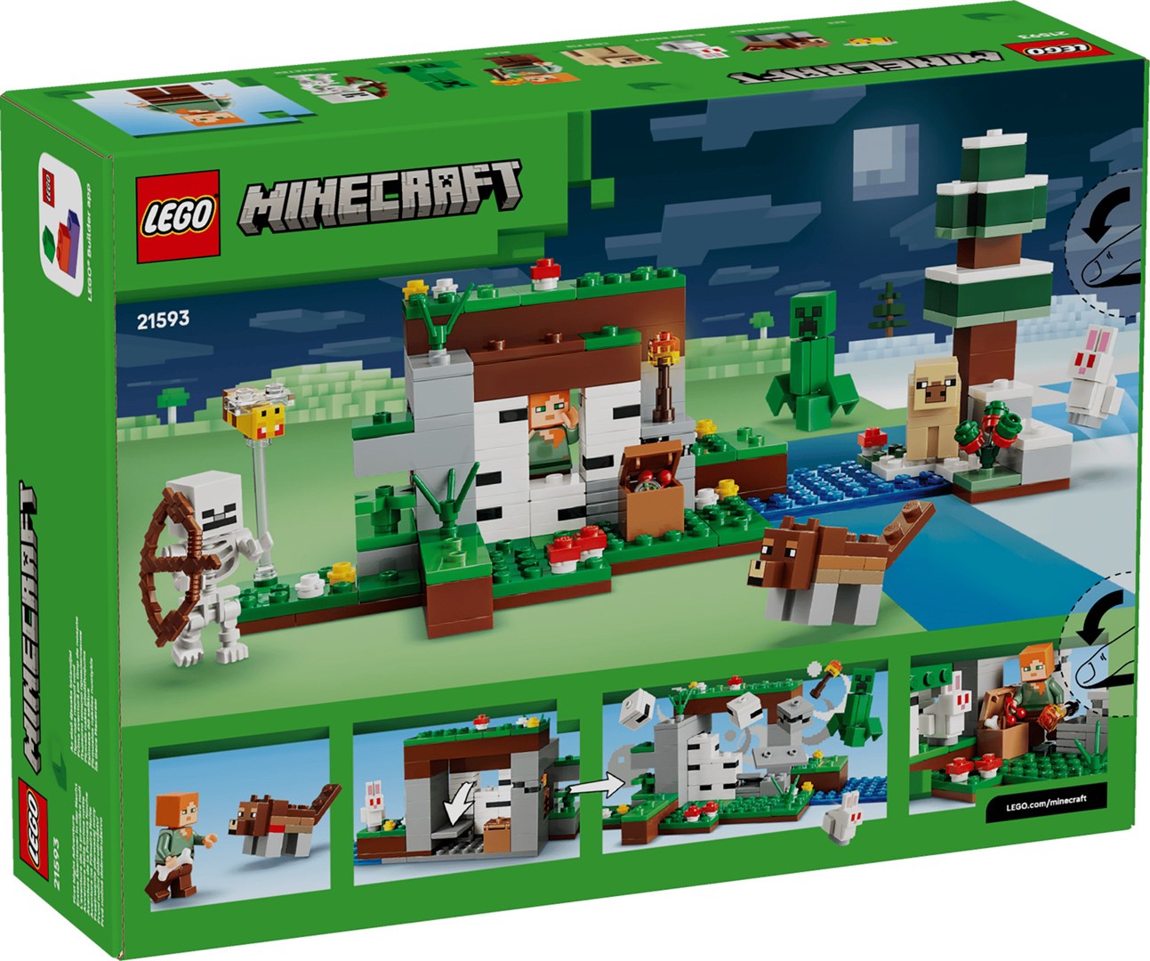 фото Блоковий конструктор LEGO Minecraft Пригода першої ночі (21593) 1
