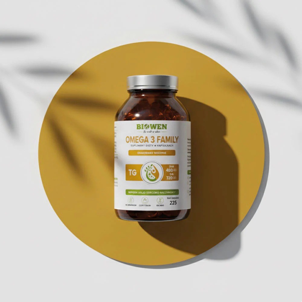 BIOWEN Omega 3 TG Family - 720mg EPA,480mg DHA - 225 kaps