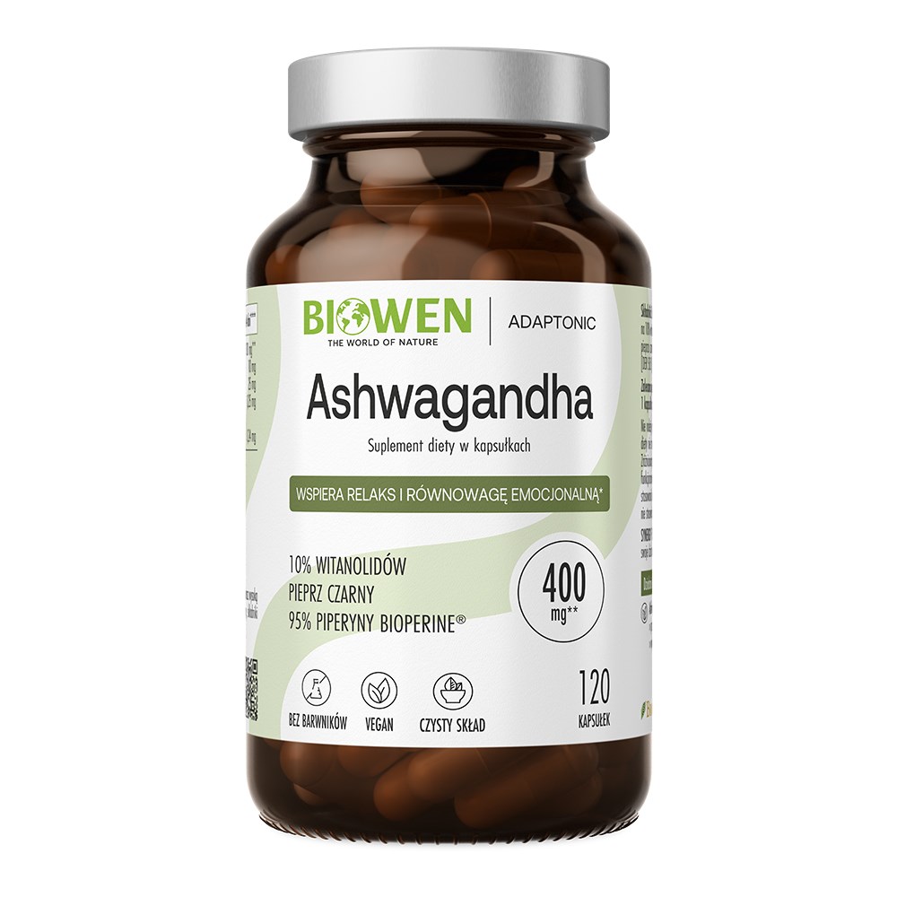 BIOWEN Ashwagandha - 120 kapsułek