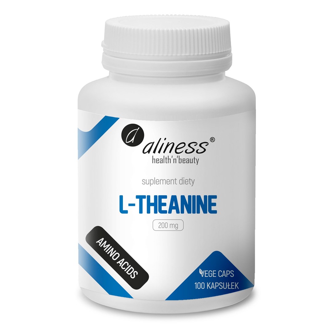 Aliness L-Theanine 200 mg x 100 Vege caps.
